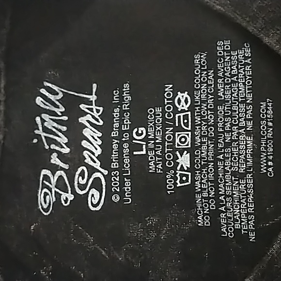 Officially Licensed Britney Spears T-Shirt - Picture 3 of 3